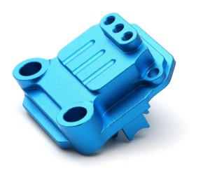 ALUMINUM REAR GEARBOX  COVER 0005375 FOR 1/10 TAMIYA TA01 TA02 DF01 TOP FORCE MANTA RAY - RS-TA0005375/BU