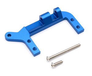 ALUMINUM FRONT / REAR AXLE SERVO MOUNT BRACKETS 8241 FOR RC TRAXXAS 1/10 TRX-4 CRAWLER - RS-TRX8241A/BU