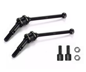 STEEL DOUBLE CARDAN JOINT SHAFT CVD WITH JOINT - 44mm & BEARING 42216 FOR TAMIYA  TT-02S TRF420 FF03 FF04 RC CAR - RS-TA42216A