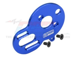 GPM LMB018 ALUMINUM 7075 MOTOR PLATE COMPATIBLE WITH HOBBYWING 1621 MOTOR LOSI-1769 FOR LOSI 1/24 Micro-B BUGGY LOS00007 - BLUE - LMB018-B