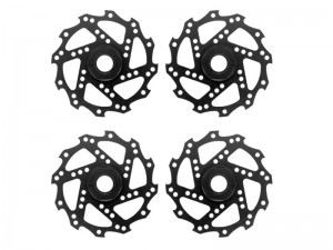 ALUMINUM 17mm HEX ADAPTOR BRAKE DISC TYPE-A ARA311035 FOR ARRMA 1/7 FELONY  INFRACTION LIMITLESS 1/8  TYPHON 6S BLX - BLACK - RS-ARA311035DISCA/BK