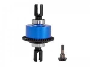 ALUMINUM FRONT / REAR DIFF SET 43T 13T AR220028 FOR ARRMA 1/7 INFRACTION LIMITLESS 1/8 TYPHON 6S BLX ARA109001 ARA109011 ARA8306 ARA8406 - BLUE - RS-AR220028/BU