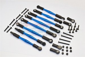 GPM GM1605 ALUMINIUM 5MM ANTI-THREAD TIE ROD  (FOR SETTING 300MM-323MM WHEELBASE) 1/10 G-MADE R1 ROCK BUGGY - GM1605-B-BEBK