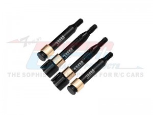 GPM LMB039S+3MM 4140 CARBON STEEL FRONT & REAR DRIVE SHAFTS +3MM WIDE LOS-1764 FOR LOSI 1/24 Micro-B 2WD Buggy LOS00007 - LMB039S+3MM