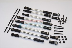 GPM GM1605 ALUMINIUM 5MM ANTI-THREAD TIE ROD  (FOR SETTING 300MM-323MM WHEELBASE) 1/10 G-MADE R1 ROCK BUGGY - GM1605-S-BEBK