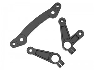 3RACING SAK-D604 DUAL WIPER STEERING SET For 1/10 SAKURA D6 SPORT D6S DRIFT ONROAD RC CAR - SAK-D604