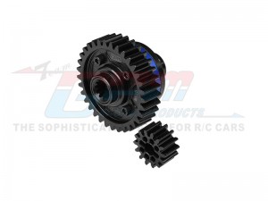 GPM TXM3311 4140 MEDIUM CARBON STEEL ALMINUM CENTER COMPLETE DIFFERENTIAL 33T / 14T  7796 FOR TRAXXAS 1/5 X-MAXX 6S 8S XRT 8S MONSTER - BLUE - TXM3311-B