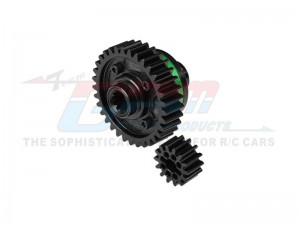 GPM TXM3311 4140 MEDIUM CARBON STEEL ALMINUM CENTER COMPLETE DIFFERENTIAL 33T / 14T  7796 FOR TRAXXAS 1/5 X-MAXX 6S 8S XRT 8S MONSTER - TXM3311-G