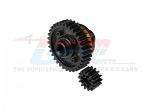 GPM TXM3311 4140 MEDIUM CARBON STEEL ALMINUM CENTER COMPLETE DIFFERENTIAL 33T / 14T  7796 FOR TRAXXAS 1/5 X-MAXX 6S 8S XRT 8S MONSTER - TXM3311-OR