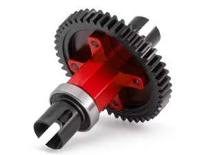ALUMINUM CENTER DIFF STRAIGHT SLIPPER CLUTCH SHAFT 9585 - 46T / 52T FOR TRAXXAS 1/8 SLEDGE 95096-4 - RED - 46T - RS-TRX958546T/RE