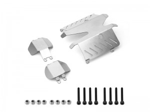 STAINLESS STEEL FULL CHASSIS ARMOR PROTECTOR FOR 1/10 TAMIYA CC-02 RC TRUCK - RS-TSPCC02
