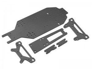 CARBON FIBER CHASSIS CONVERSION KIT SET FOR 1/10 TAMIYA TA-02 TA-02SW CAR - RS-TA53195