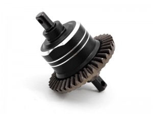 METAL FRONT / REAR COMPLETE DIFF SET V2 5381 6882 5379 FOR 1/10 TRAXXAS SLASH 4X4 VXL STEMPEDE RUSTLER HOSS RC TRUCK - RS-TRX5381V2/BK