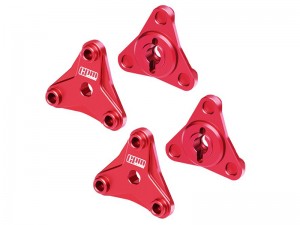 GPM HS2010 7075 ALLOY FRONT & REAR WHEEL HEXES FOR 1/10 TAMIYA  1/10 HOTSHOT II 2024 BUGGY 58737 - HS2010-R