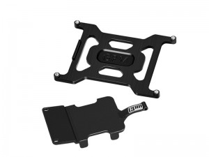 GPM LMB23126 7075 ALLOY BATTERY HOLDER & ELECTRONICS AND RECEIVER MOUNTING PLATE FOR LOSI 1/24 Micro-B 2WD Buggy  LOS00007 - BLACK - LMB23126-BK