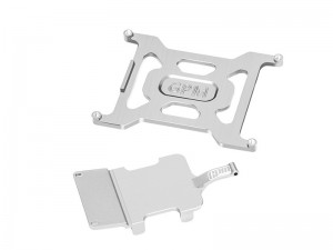 GPM LMB23126 7075 ALLOY BATTERY HOLDER & ELECTRONICS AND RECEIVER MOUNTING PLATE FOR LOSI 1/24 Micro-B 2WD Buggy  LOS00007 - SILVER - LMB23126-P