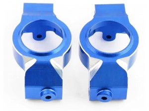 ALUMINUM FRONT CASTER BLOCK C-HUB 7732 FOR 1/5 TRAXXAS X-MAXX 6S 8S MONSTER TRUCK - BLUE - RS-TRX7732BU