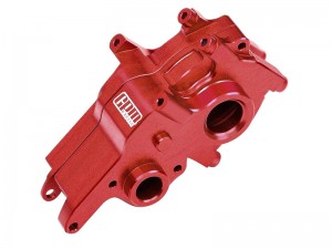 GPM LMB013 ALLOY TRANSMISSION CASE LOS-1769 FOR LOSI 1/24 MICRO-B BUGGY LOS00007 - RED - LMB013-R