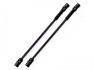 UNIVERSAL STEEL CVD DRIVE SHAFT CUT TO LENGTH 85 - 230mm FOR 1/10 RC TRX-4 AXIAL SCX-10 CARPA CRAWLER TRUCK - TRX-CVD85230/BK