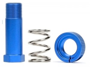 ALUMINUM SERVO SAVER HUB SET ARA340163 FOR ARRMA 1/7 BIG ROCK FELONY FIRETEAM INFRACTION LIMITLESS MOJAVE 1/8 KRATON NOTORIOUS 6S BLX - BLUE - RS-ARA340163/BU