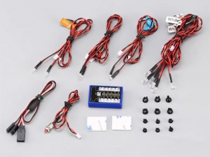 LED LIGHT FLASHING LIGHT LAMP 12 LED 4 OPERATION MODE FOR 1/10 RC ON-ROAD OFF-ROAD CRAWLER TRUCK - RS-LEDK01