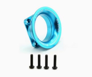 ALUMINUM 30 X 30mm 540 550 MOTOR HEATSINK COOLING FAN COVER FOR 1/10 RC CRAWLER TOURING CAR - BLUE - RS-FANC3030/BU