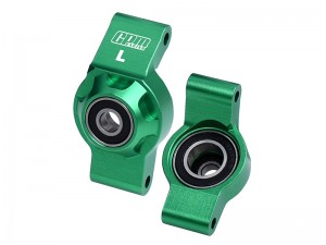 GPM TXMM022 7075 ALLOY REAR HUB STUB AXLE CARRIERS WITH OVERSIZE BEARING 10752 FOR 1/10 TRAXXAS MINI MAXX / MINI XRT / MINI SLASH - TXMM022-G