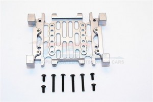 ALUMINIUM BATTERY HOLDER  GMADE SAWBACK - Gun silver - SW038B-GS