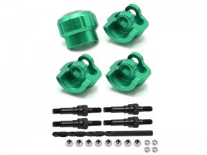 ALUMINUM SHOCK STANDOFF CAP PROTECTOR AR330482 AR330492 FOR 1/7 ARRMA BIG ROCK FIRETEAM INFRACTION KRATON FELONY 1/8 KRATON OUTCAST TYPHON 6S BLX - GREEN - RS-AR33048292/GR