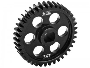 GPM LMB034TS 4140 CARBON STEEL SPEED MAIN GEAR - 34T FOR RC LOSI 1/24 Micro-B 2WD Buggy LOS00007 - LMB034TS-BK