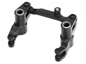 GPM TXMM048 7075 ALLOY FRONT BELLCRANK STEERING ASSEMBLY 10743 FOR 1/10 TRAXXAS MINI MAXX / MINI XRT / MINI SLASH - TXMM048-BK