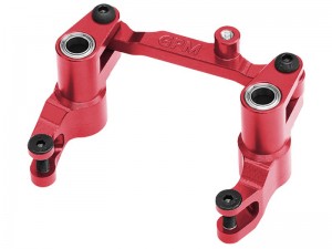 GPM TXMM048 7075 ALLOY FRONT BELLCRANK STEERING ASSEMBLY 10743 FOR 1/10 TRAXXAS MINI MAXX / MINI XRT / MINI SLASH - RED - TXMM048-R