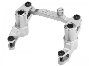 GPM TXMM048 7075 ALLOY FRONT BELLCRANK STEERING ASSEMBLY 10743 FOR 1/10 TRAXXAS MINI MAXX / MINI XRT / MINI SLASH - SILVER - TXMM048-S