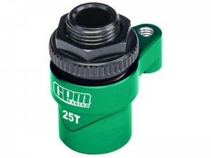 GPM TXMM025TSH 7075 ALLOY 25T SERVO SAVER SET HORN W. BUILT-IN SPRING 10745 FOR 1/10 TRAXXAS MINI MAXX / MINI XRT / MINI SLASH1 - GREEN - TXMM025TSH-G