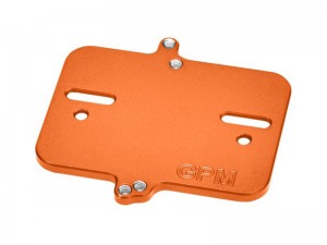 7075 ALLOY ELECTRONIC MOUNT PLATE 10777 FOR RC 1/10 TRAXXAS MINI MAXX MONSTER TRUCK 107154-1 - ORANGE - TXMM051-OR
