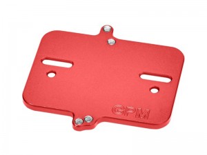7075 ALLOY ELECTRONIC MOUNT PLATE 10777 FOR RC 1/10 TRAXXAS MINI MAXX MONSTER TRUCK 107154-1 - RED - TXMM051-R