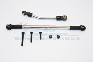 ALUMINIUM STEERING TIE ROD GMADE SAWBACK - Silver - SW160-S-BEBK