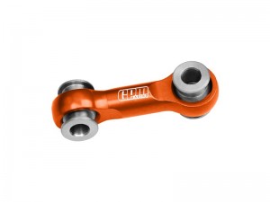 GPM TXMM024/TR 7075 ALLOY STEERING DRAG LINK 10743 FOR 1/10 RC TRAXXAS MINI MAXX MINI XRT  MINI SLASH - ORANGE - TXMM024/TR-OR