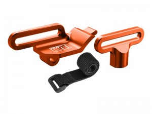 GPM TXMM0126 7075 ALLOY RETAINER BATTERY HOLD-DOWN FOR 1/10 RC TRAXXAS MINI MAXX MONSTER TRUCK 107154-1 - ORANGE - TXMM0126-OR