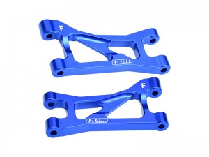 GPM TXMM054 7075 ALLOY FRONT UPPER SUSPENSION ARMS 10731 FOR 1/10 TRAXXAS MINI MAXX MONSTER TRUCK 107154-1 - BLUE - TXMM054-B