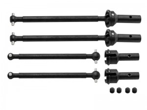 STEEL FRONT & REAR CVD DRIVE SHAFT AR310455 AR310456 FOR ARRMA  1/7 INFRACTION 6S 1/8 TYPHON 6S BLX - RS-AR31045556