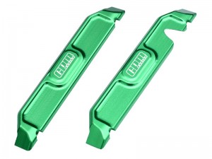 GPM TXMM014 7075 ALLOY CHASSIS NERF BARS 10723 FOR TRAXXAS MINI MAXX MONSTER TRUCK 107154-1 - GREEN - TXMM014-G