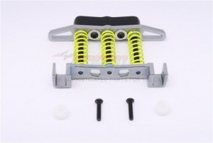 ALUMINIUM FRONT BUMPER ABSORBER  GMADE R1 ROCK BUGGY - Gun silver - SW330F-GS