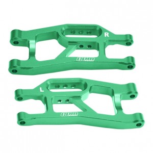 GPM TXMM055 7075 ALLOY FRONT LOWER SUSPENSION ARMS 10731 FOR TRAXXAS MINI MAXX MONSTER TRUCK 107154-1 - GREEN - TXMM055-G