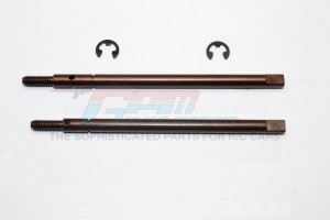 SPRING STEEL REAR DRIVE SHAFT (L92MM, R97MM) GMADE R1 ROCK BUGGY - SW9297SR-OC