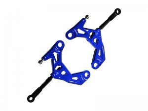 3RACING SAK-D6802 ALUMINUM FRONT LOWER ARM FOR 1/10 SAKURA D6 S AUPER SPORT RC DRIFT CAR - SAK-D6802/BU
