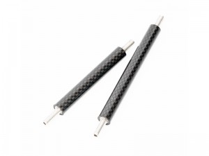 CARBON FIBER FRONT & REAR TOP BRACE TUBE ARA320762 ARA320763 FOR  ARRMA 1/8 KRATON NOTORIOUS 6S V6 EXB - RS-ARA32076263