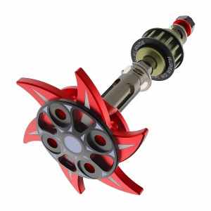 3RACING SAK-D6809  ALUMINUM BELT DRIVETRAIN SHAFT FOR 1/10 RC SAKURA D6 S SPORT DRIFT RC CAR - SAK-D6809/RE