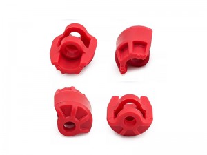 PLASTIC SHOCK CAP PROTECTOR ARAC8965 FOR 1/7 BIG ROCK FELONY FIRETEAM INFRACTION LIMITLESS 1/8 KRATON TYPHON 6S BLX - RED - RS-ARAC8965/RE
