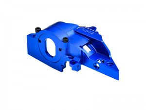 GPM TXMM018A 7075 ALLOY ADJUSTABLE GEAR ROTATION QUICK RELEASE MOTOR BASE 10777 FOR 1/10 TRAXXAS MINI MAXX MINI XRT MINI SLASH - BLUE - TXMM018A-B